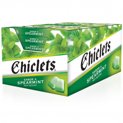 Chiclets sabor a Spearmint...