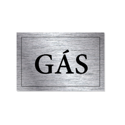 Sinal Adesivo - Gás (3x2cm)