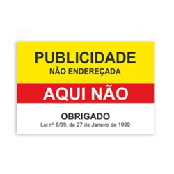 Sinal Adesivo - Publicidade...